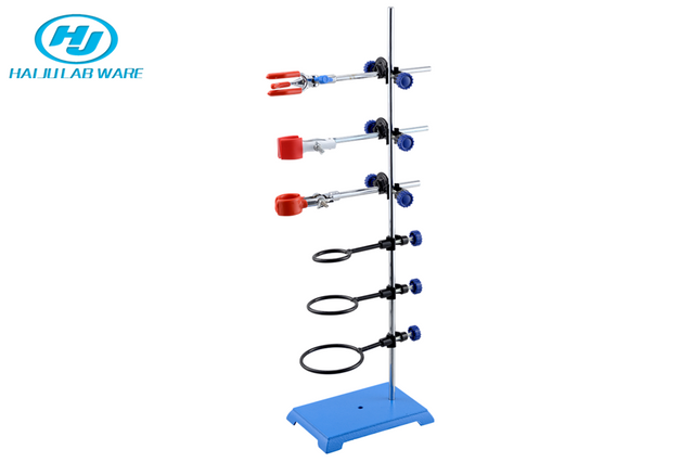 HAIJU LAB Ring Stand/ Lab Clamp/ Lab Support Retort Stand Set